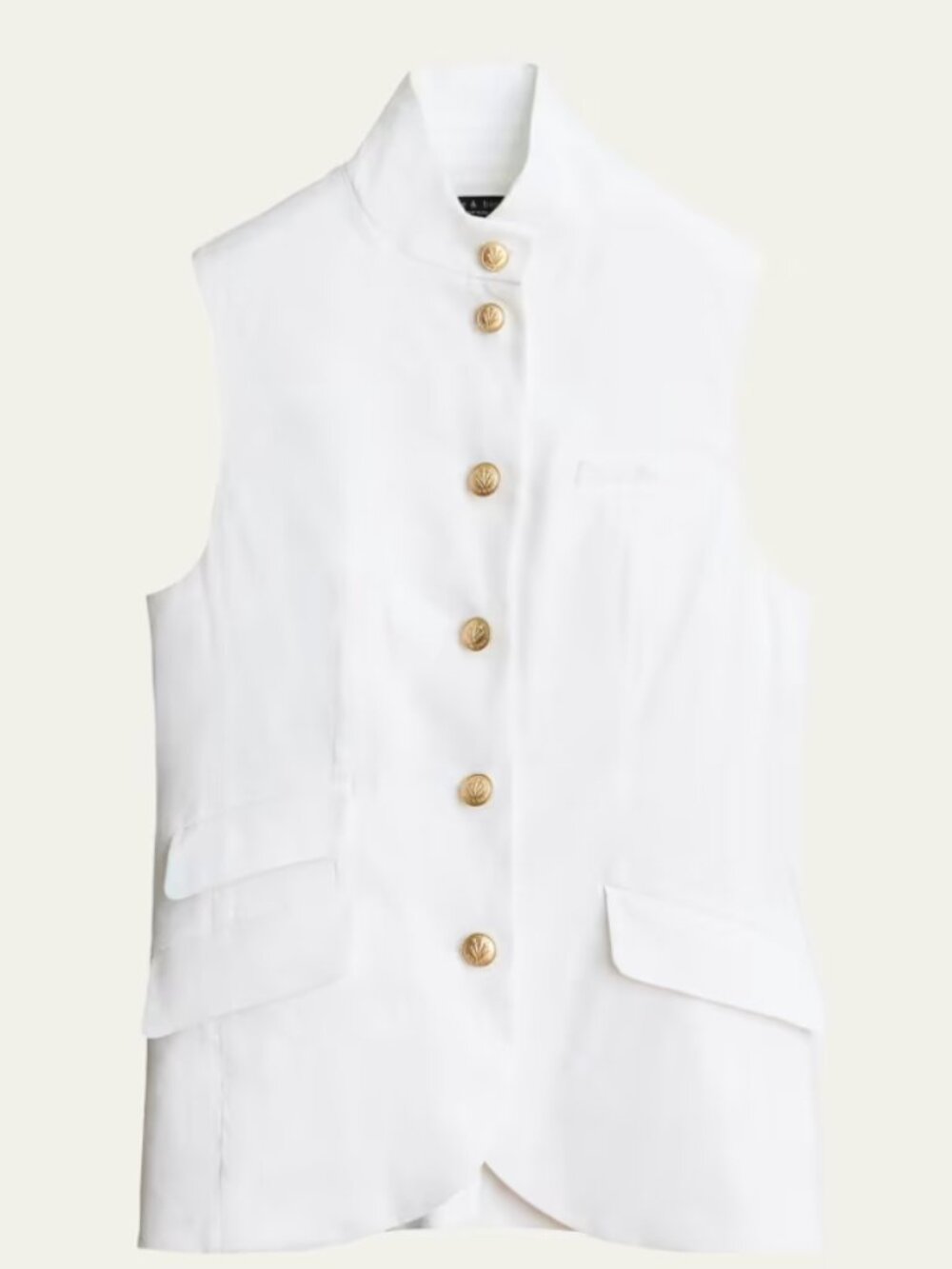 rag & bone Slade Linen Vest